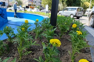 Gemlik’te Saat Kulesi ve Havuz Çevresinde Yenileme Çalışmaları